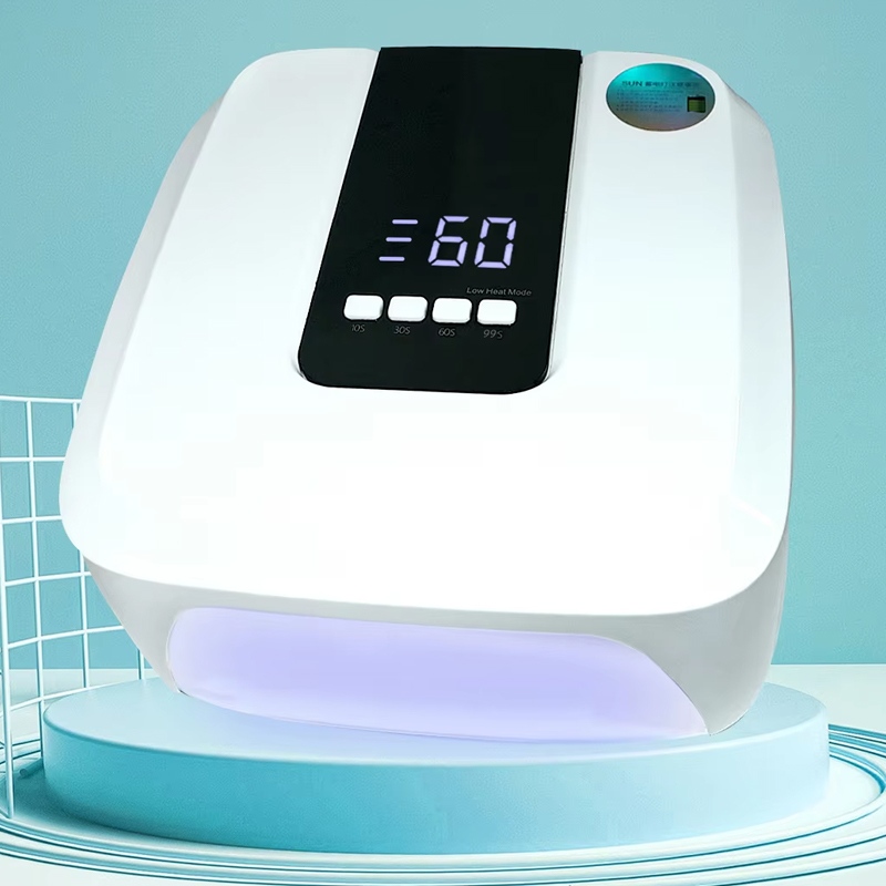 Didelės galios 80 W UV LED nagų džiovintuvas su išmaniuoju jutikliu