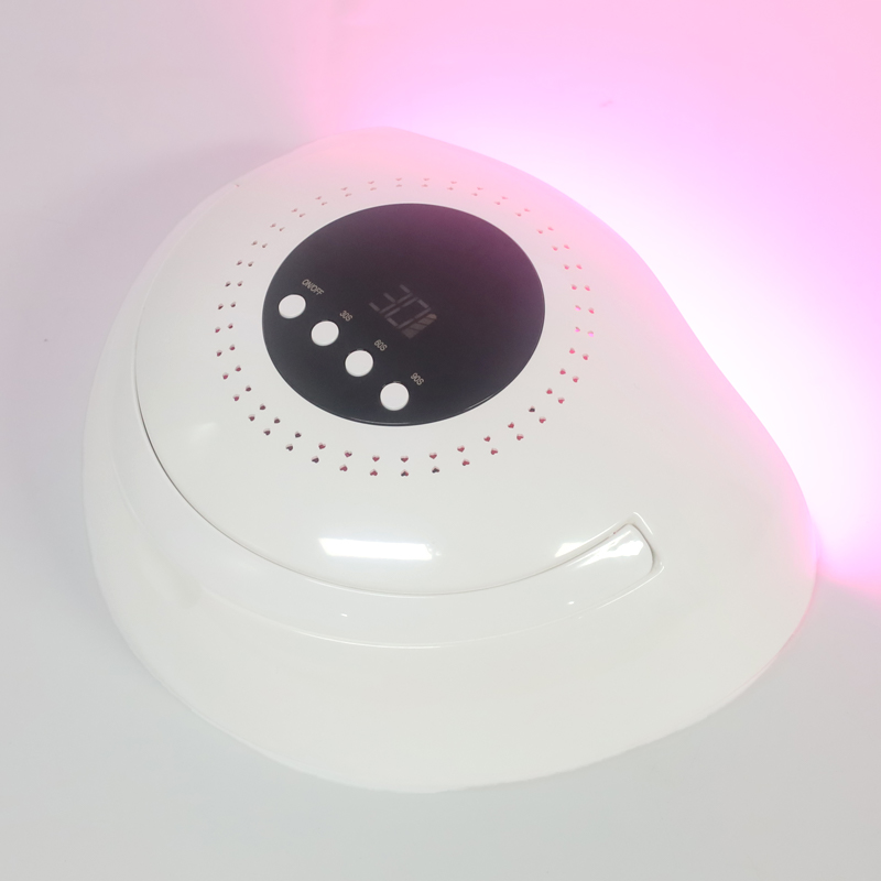 Didelės talpos dviejų rankų nagų lempa